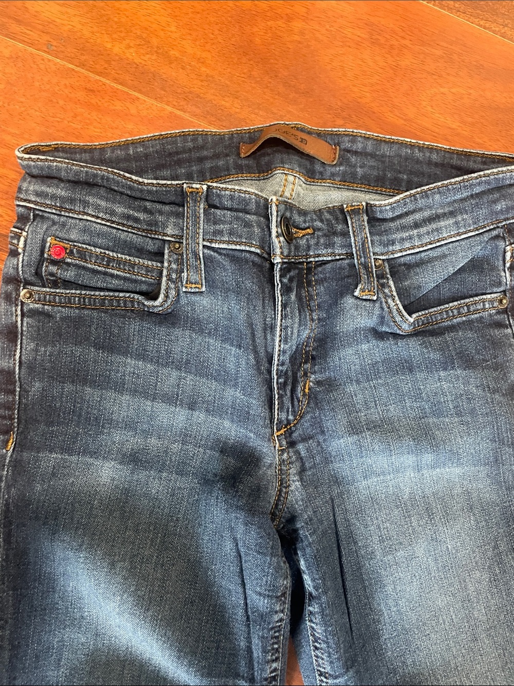 Joe's Jeans Women’s Dark Blue ‘Petite Bootcut’ Jeans Size 24 - Picture 2 of 8